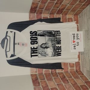 torrid Beverly Hills 90210 Raglan Tee - size 1 (14/16 Equivalent)